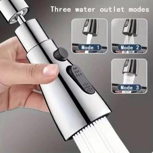 3 Fonksiyonlu Metalik Musluk Başlığı (5365)