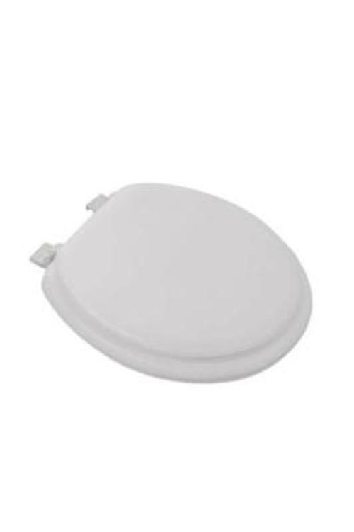 LÜKS BEYAZ YUMUŞAK KLOZET KAPAK PUF (5365)