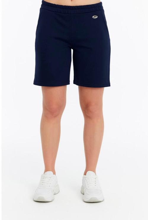 Kadın Lacivert Büyük Beden Şort-s224