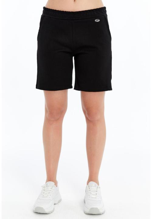 Kadın Siyah Büyük Beden Şort-s224