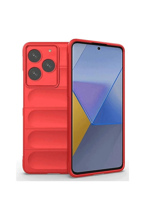 General Mobile Era 50 Kılıf Optimum Silikon - Kırmızı-(5796)