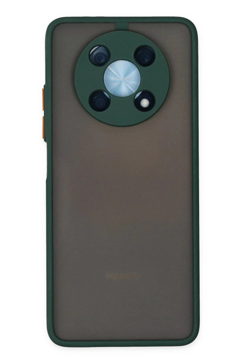 Huawei Nova Y90 Kılıf Montreal Silikon Kapak - Yeşil-(5796)
