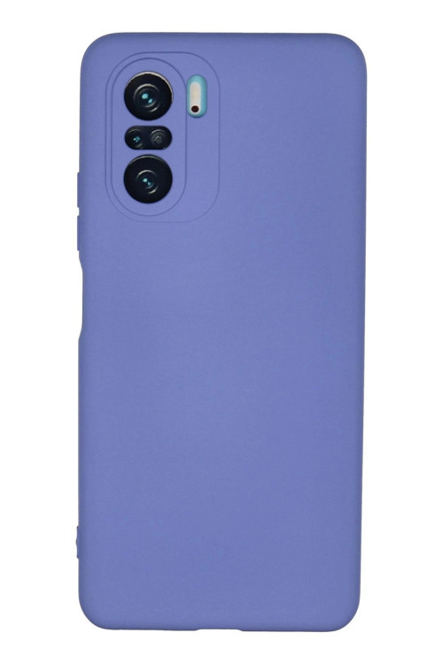 Xiaomi Poco F3 Kılıf Nano içi Kadife Silikon - Lila-(5796)