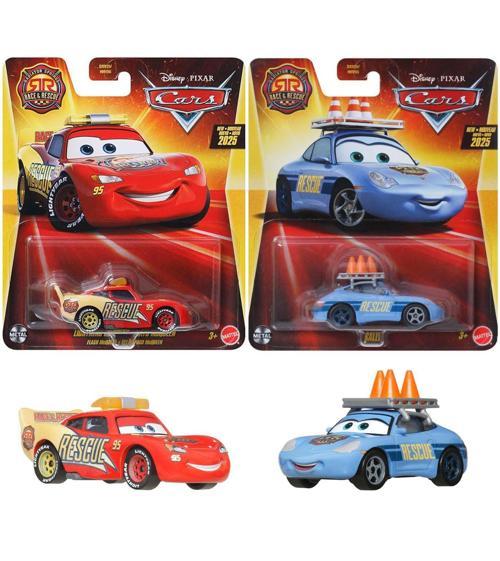 Disney Pixar Cars 2 Araç Set - Radiator Springs Race & Rescue Lightning McQueen & Sally