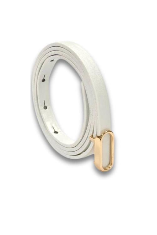 Oval Gold Tokalı Siyah İnce Kadın Kemeri VOSDK0219101