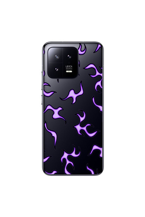 Xiaomi Mi 13 Uyumlu Şeffaf Kılıf Wallpaper 3 Tasarımlı