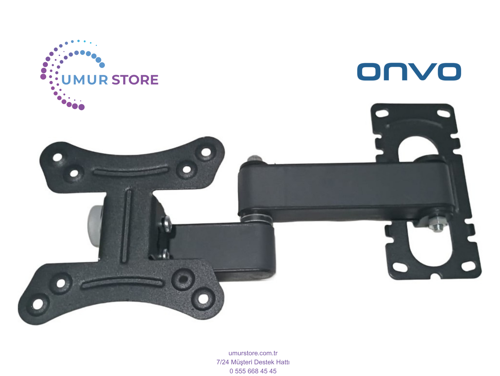 ONVO 24" 24ovF6001h 17”- 27” inç Monitör Lcd Led TV Hareketli Duvar Askı Aparatı