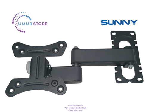 Sunny 24” SN24LEDI262J-A HD Ready Webos 17”- 27” inç Monitör Lcd Led TV Hareketli Duvar Askı Aparatı