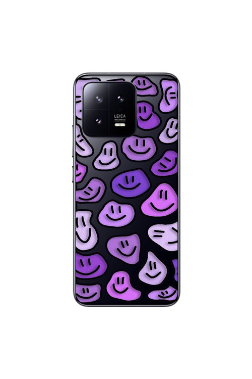 Xiaomi Mi 13 Uyumlu Şeffaf Kılıf Wallpaper 6 Tasarımlı