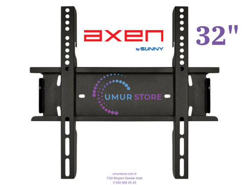 Axen AX32HMLN-A14S 80 Ekran HDR Android Smart 32”, 39”, 40” inç Uyumlu Lcd Led TV Sabit Duvar Askı A