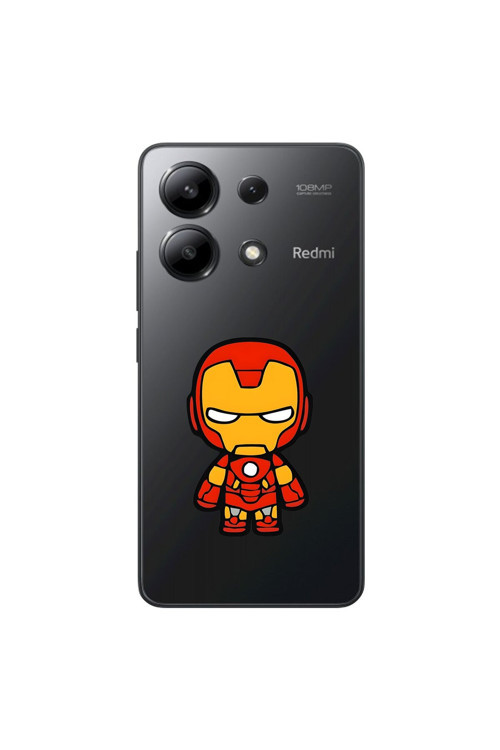Xiaomi Redmi Note 13 Uyumlu Şeffaf Kılıf Chibi 2 Tasarımlı