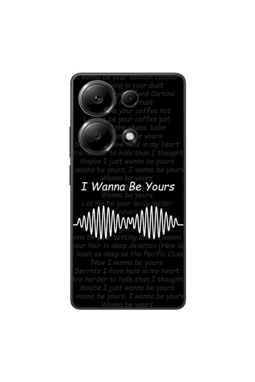 Xiaomi Redmi Note 13 Pro Uyumlu Şeffaf Kılıf I Wanna Be Yours Tasarımlı
