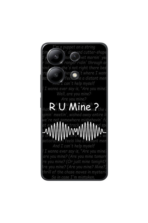 Xiaomi Redmi Note 13 Uyumlu Şeffaf Kılıf R U Mine Tasarımlı