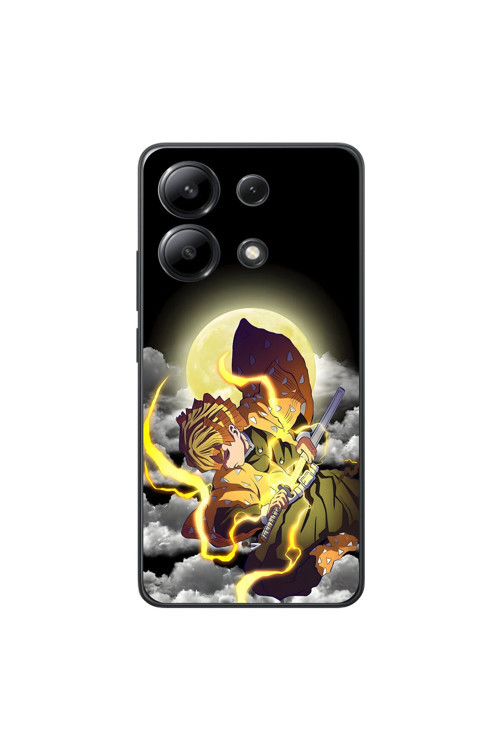 Xiaomi Redmi Note 13 Uyumlu Şeffaf Kılıf Demon Slayer 2 Tasarımlı