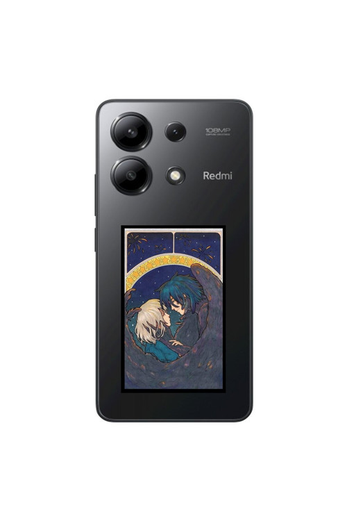 Xiaomi Redmi Note 13 Uyumlu Şeffaf Kılıf Howls Moving Castle 3 Tasarımlı