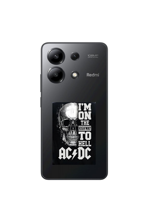 Xiaomi Redmi Note 13 Uyumlu Şeffaf Kılıf Ac/Dc Tasarımlı