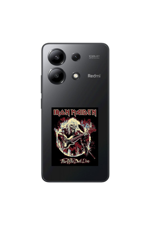 Xiaomi Redmi Note 13 Uyumlu Şeffaf Kılıf Iron Maiden Tasarımlı