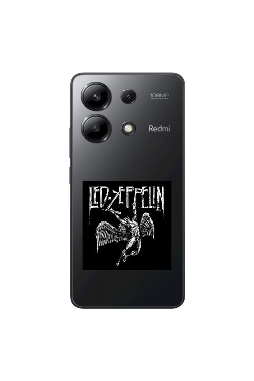 Xiaomi Redmi Note 13 Uyumlu Şeffaf Kılıf Led Zeppelin Tasarımlı