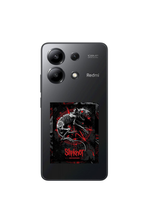 Xiaomi Redmi Note 13 Uyumlu Şeffaf Kılıf Slipknot Tasarımlı