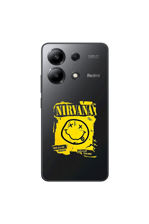 Xiaomi Redmi Note 13 Uyumlu Şeffaf Kılıf Nirvana Tasarımlı