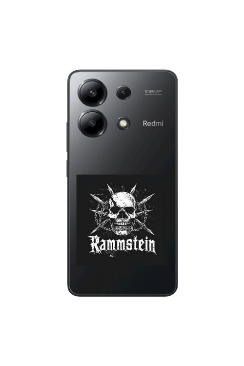 Xiaomi Redmi Note 13 Uyumlu Şeffaf Kılıf Rammstein Tasarımlı