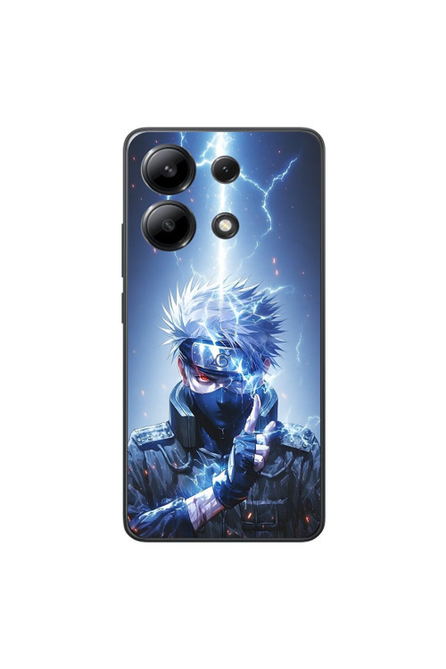 Xiaomi Redmi Note 13 Uyumlu Şeffaf Kılıf Naruto Kakashi Tasarımlı