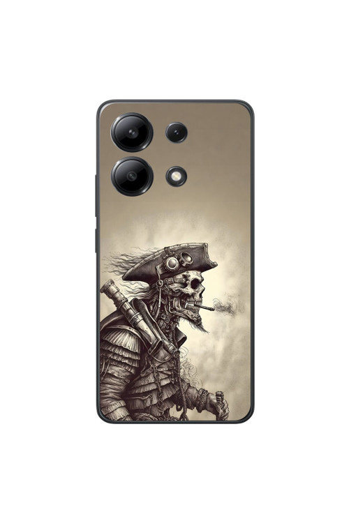 Xiaomi Redmi Note 13 Uyumlu Şeffaf Kılıf Pirate 1 Tasarımlı