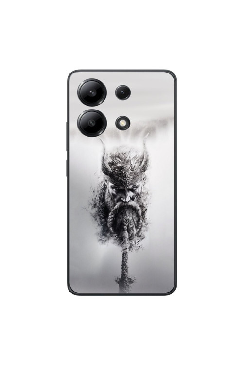 Xiaomi Redmi Note 13 Uyumlu Şeffaf Kılıf Nordic 2 Tasarımlı