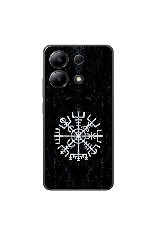 Xiaomi Redmi Note 13 Uyumlu Şeffaf Kılıf Nordic 1 Tasarımlı