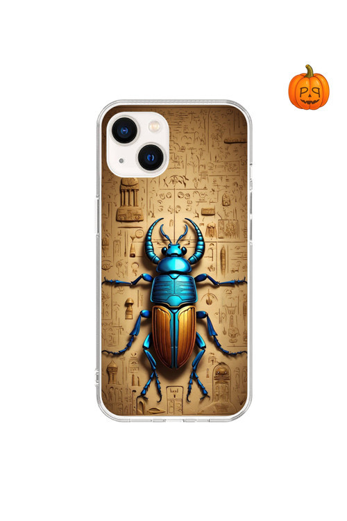 İphone 15 Plus Uyumlu Şeffaf Kılıf Antik Mısır 3 Tasarımlı