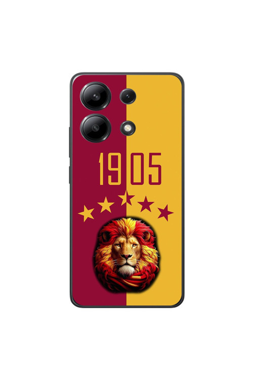 Xiaomi Redmi Note 13 Uyumlu Şeffaf Kılıf 1905 Aslan Tasarımlı