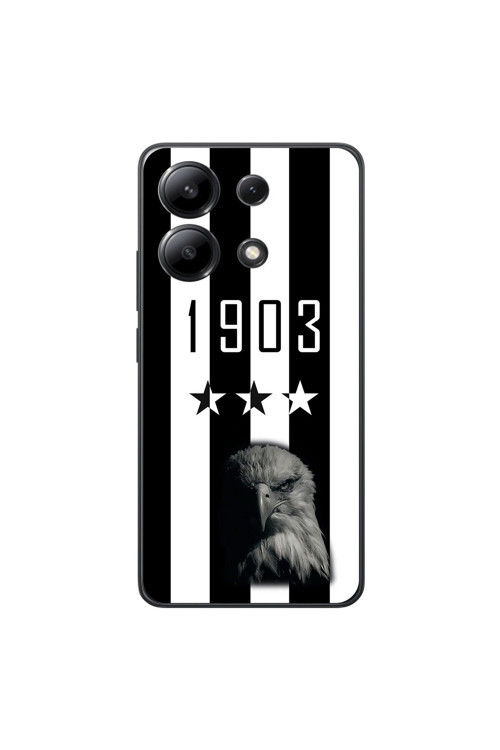 Xiaomi Redmi Note 13 Uyumlu Şeffaf Kılıf 1903 Kartal Tasarımlı