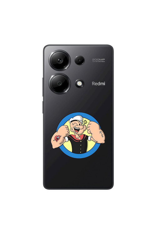 Xiaomi Redmi Note 13 Pro Uyumlu Şeffaf Kılıf Cartoon 12 Tasarımlı
