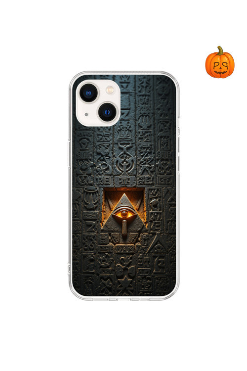 İphone 15 Plus Uyumlu Şeffaf Kılıf Antik Mısır 4 Tasarımlı