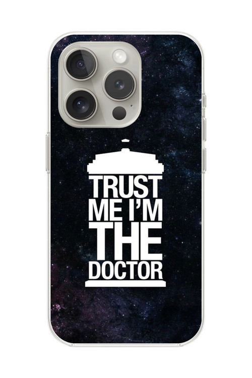 İphone 15 Pro Max Uyumlu Şeffaf Kılıf Doctor Who Tasarımlı