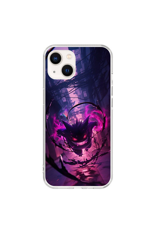 İphone 14 Uyumlu Şeffaf Kılıf Pokemon 2 Tasarımlı