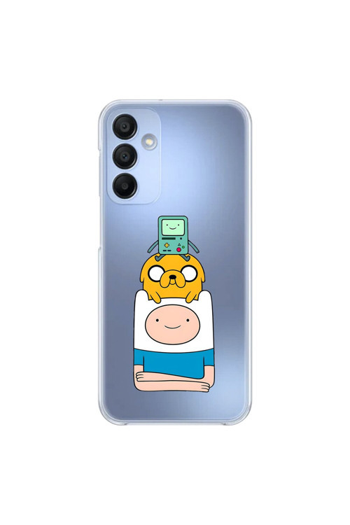 Samsung Galaxy A15 Uyumlu Şeffaf Kılıf Cartoon 1 Tasarımlı