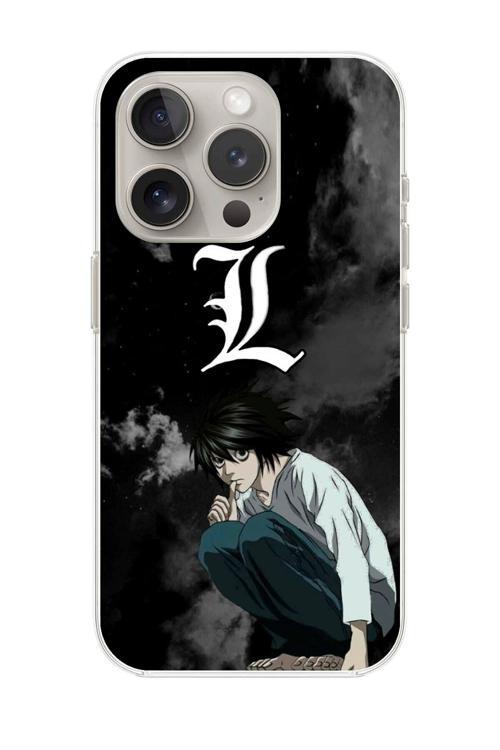 İphone 15 Pro Max Uyumlu Şeffaf Kılıf L Tasarımlı