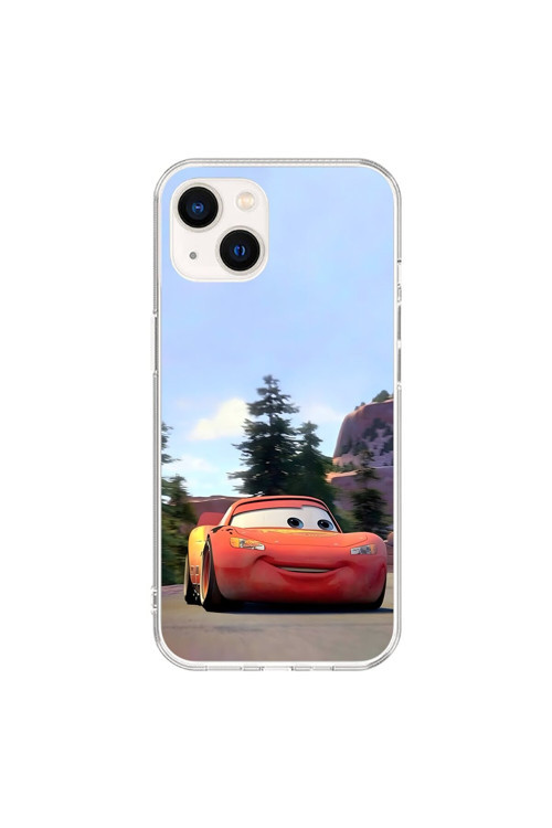 İphone 15 Plus Uyumlu Şeffaf Kılıf Couple Mcqueen 1 Tasarımlı