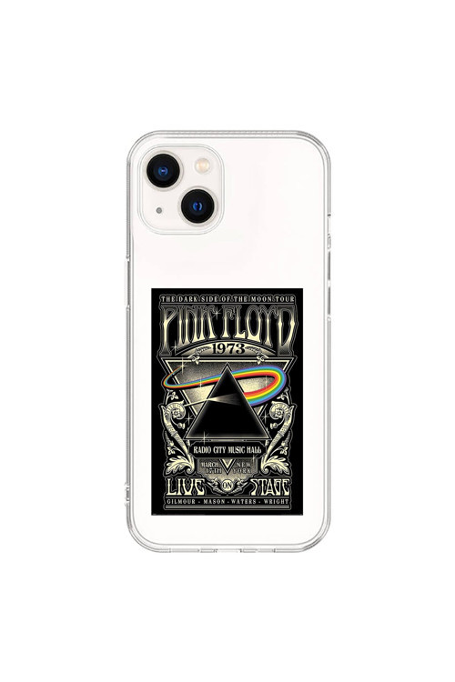 İphone 15 Uyumlu Şeffaf Kılıf Pink Floyd Tasarımlı