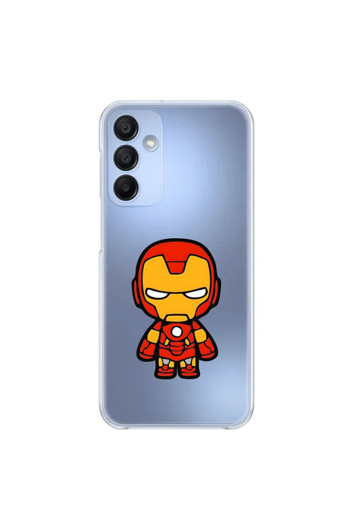 Samsung Galaxy A15 Uyumlu Şeffaf Kılıf Chibi 2 Tasarımlı