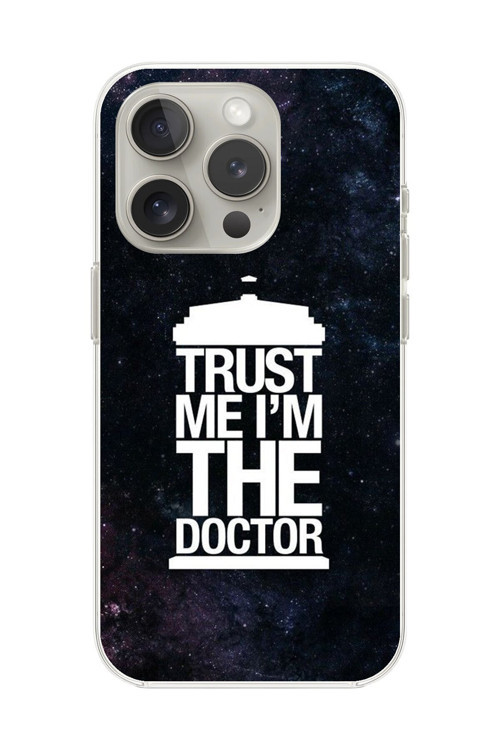 İphone 15 Pro Uyumlu Şeffaf Kılıf Doctor Who Tasarımlı
