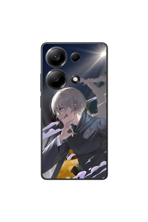 Xiaomi Redmi Note 13 Pro Uyumlu Şeffaf Kılıf Jujutsu Kaisen 3 Tasarımlı
