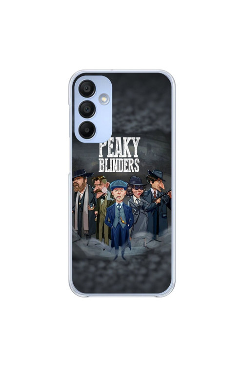 Samsung Galaxy A15 Uyumlu Şeffaf Kılıf Peaky Blinders Tasarımlı