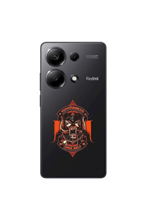 Xiaomi Redmi Note 13 Pro Uyumlu Şeffaf Kılıf Motörhead Tasarımlı