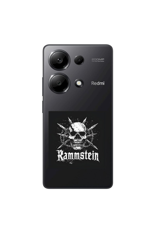 Xiaomi Redmi Note 13 Pro Uyumlu Şeffaf Kılıf Rammstein Tasarımlı