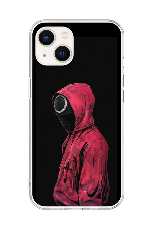 İphone 14 Plus Uyumlu Şeffaf Kılıf Squid Game Tasarımlı