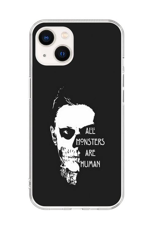 İphone 14 Plus Uyumlu Şeffaf Kılıf American Horror Story Tasarımlı