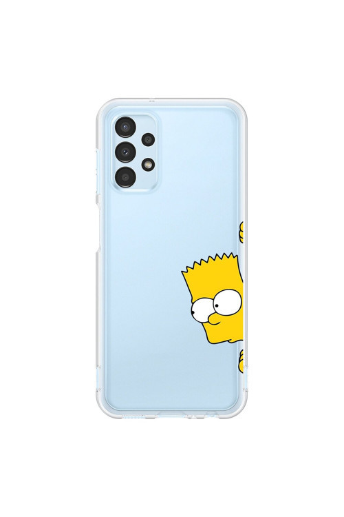 Samsung Galaxy A13 Uyumlu Şeffaf Kılıf Cartoon 16 Tasarımlı