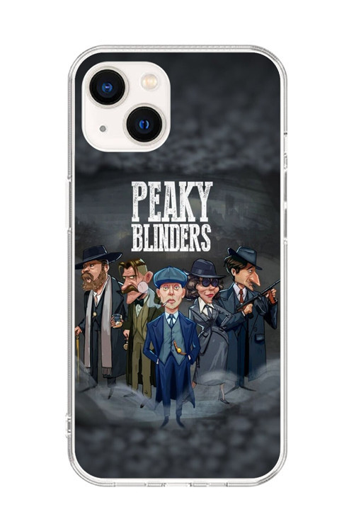 İphone 14 Plus Uyumlu Şeffaf Kılıf Peaky Blinders Tasarımlı